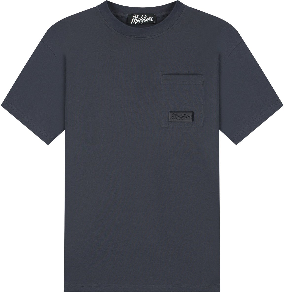 Malelions Malelions Men Pocket T-Shirt Grijs