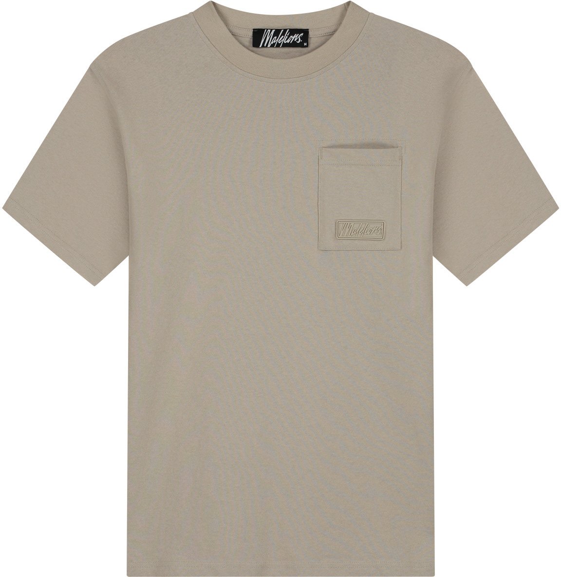 Malelions Malelions Men Pocket T-Shirt Taupe