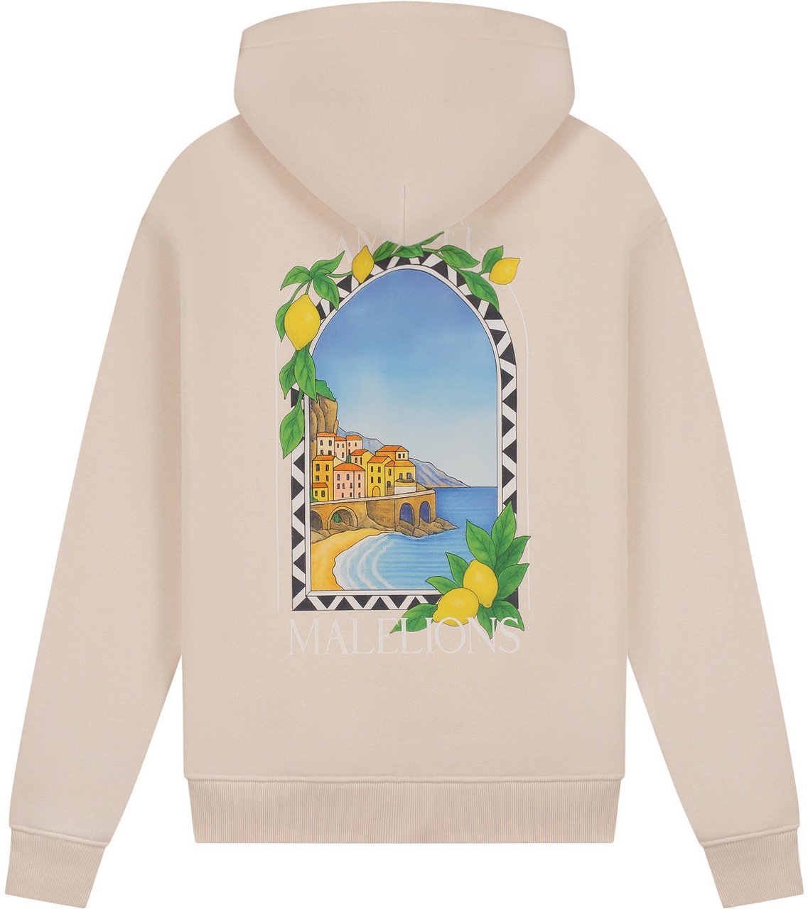 Malelions Malelions Men Amalfi Window Zip Hoodie Roze