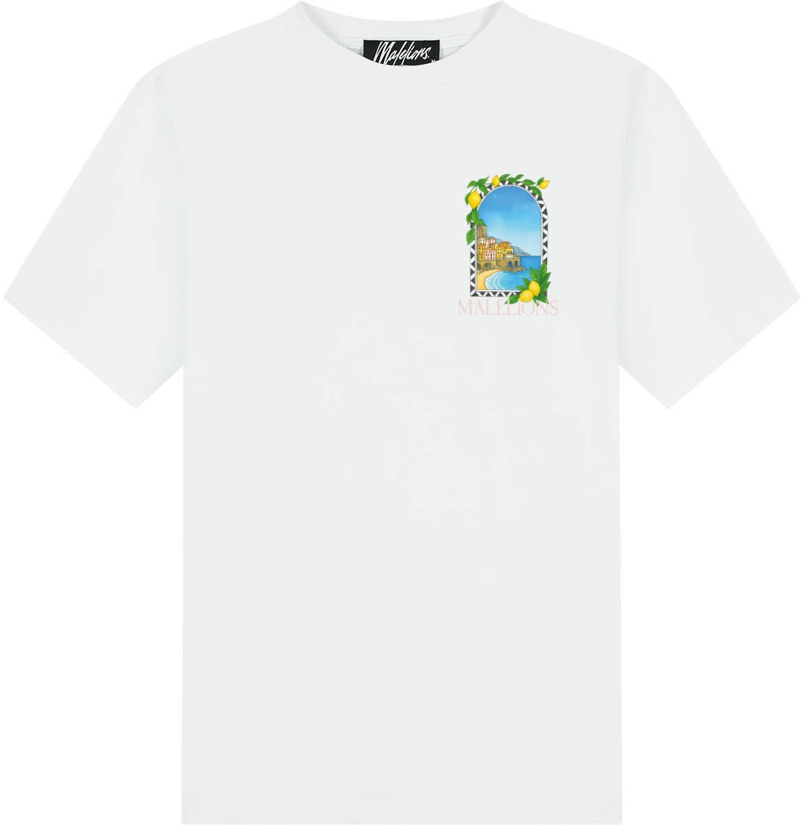 Malelions Malelions Men Amalfi Window T-Shirt Wit