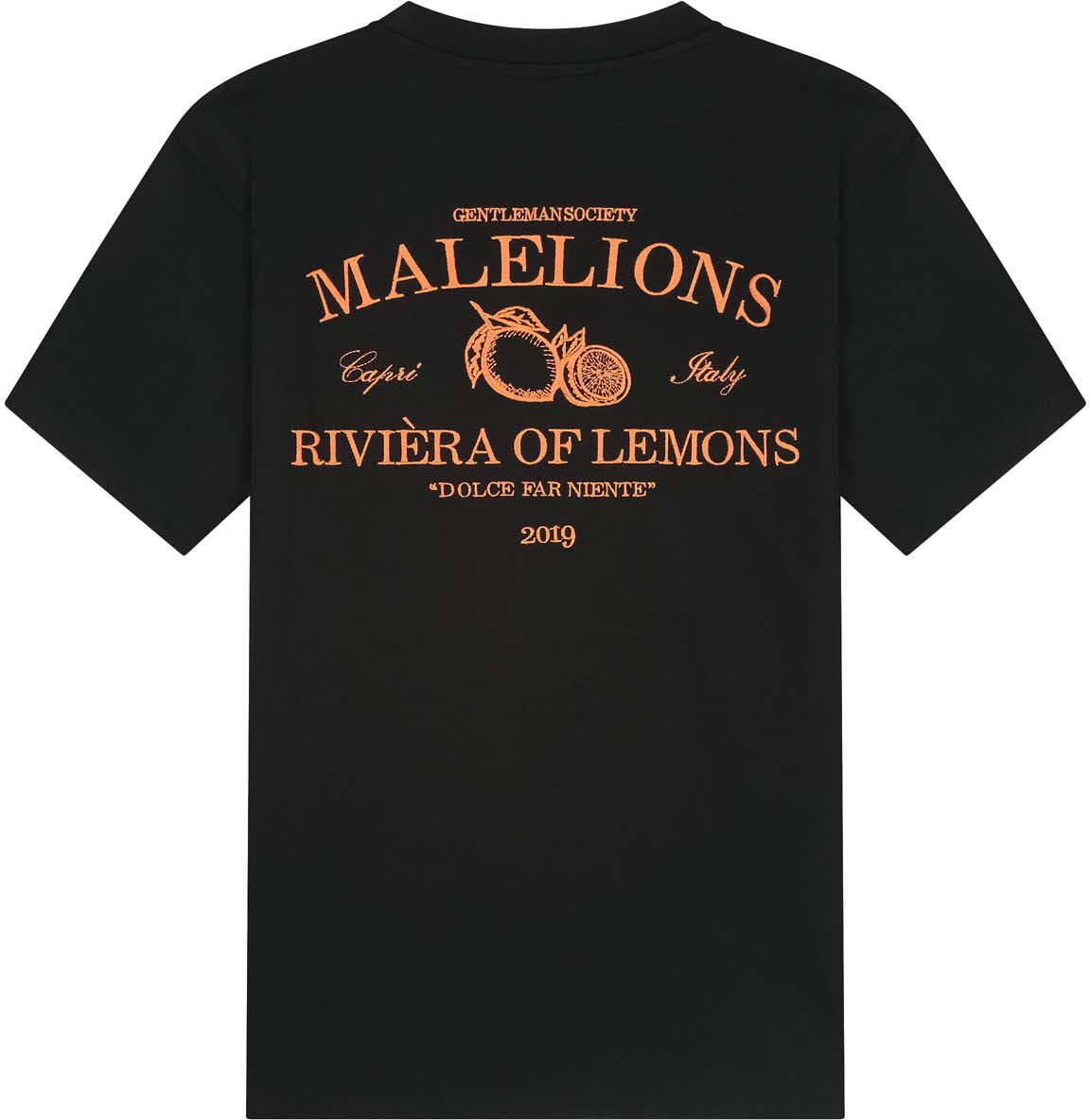 Malelions Malelions Men Riviera T-Shirt Zwart