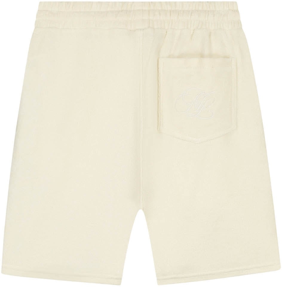 Malelions Malelions Men Emblem Towelling Shorts Wit