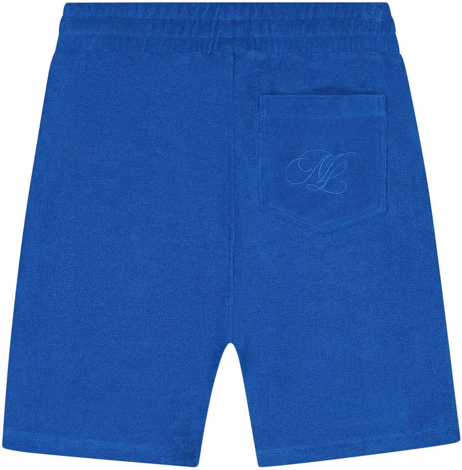 Malelions Malelions Men Emblem Towelling Shorts Blauw