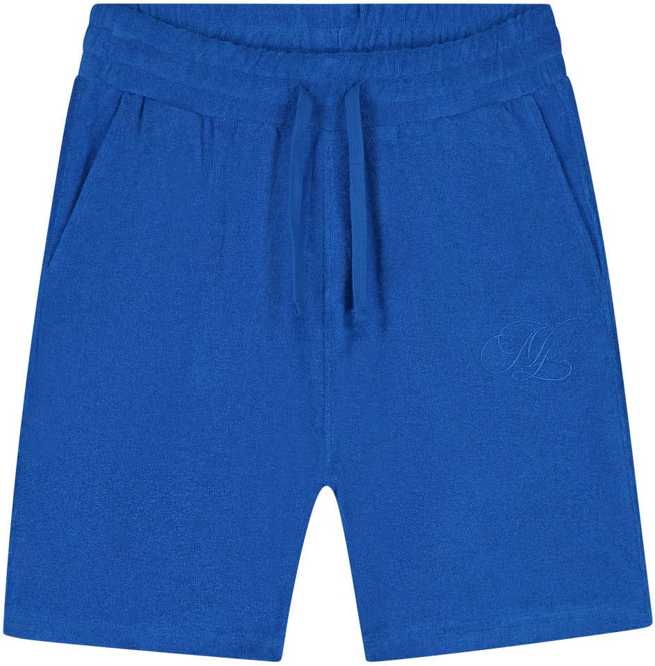 Malelions Malelions Men Emblem Towelling Shorts Blauw