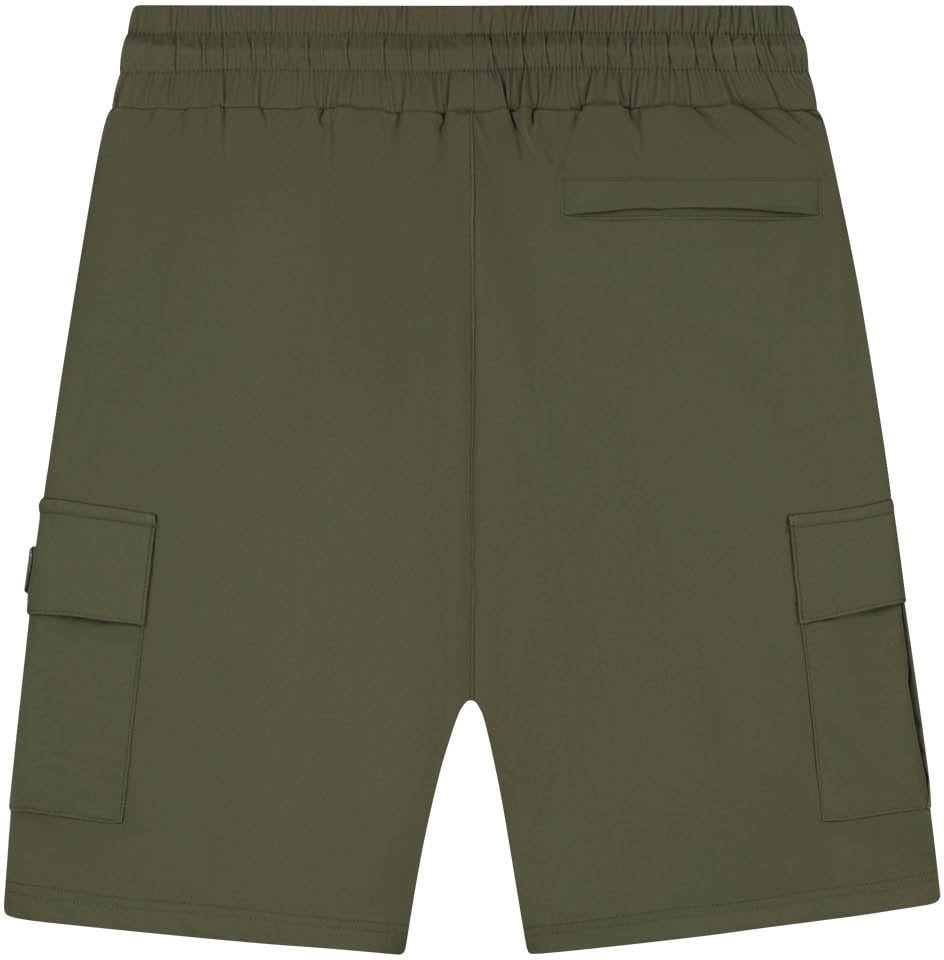 Malelions Malelions Men Capri Cargo Shorts Groen
