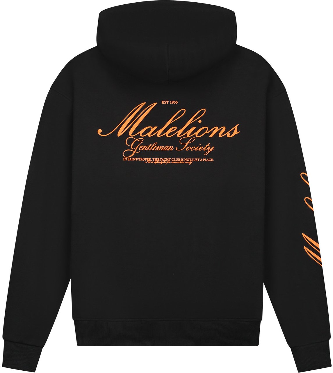 Malelions Malelions Men Gentleman Society Zip Hoodie Zwart