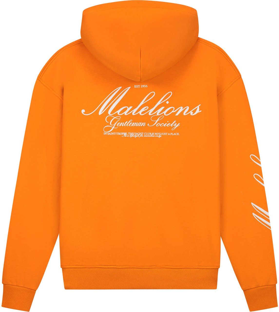 Malelions Malelions Men Gentleman Society Zip Hoodie Oranje