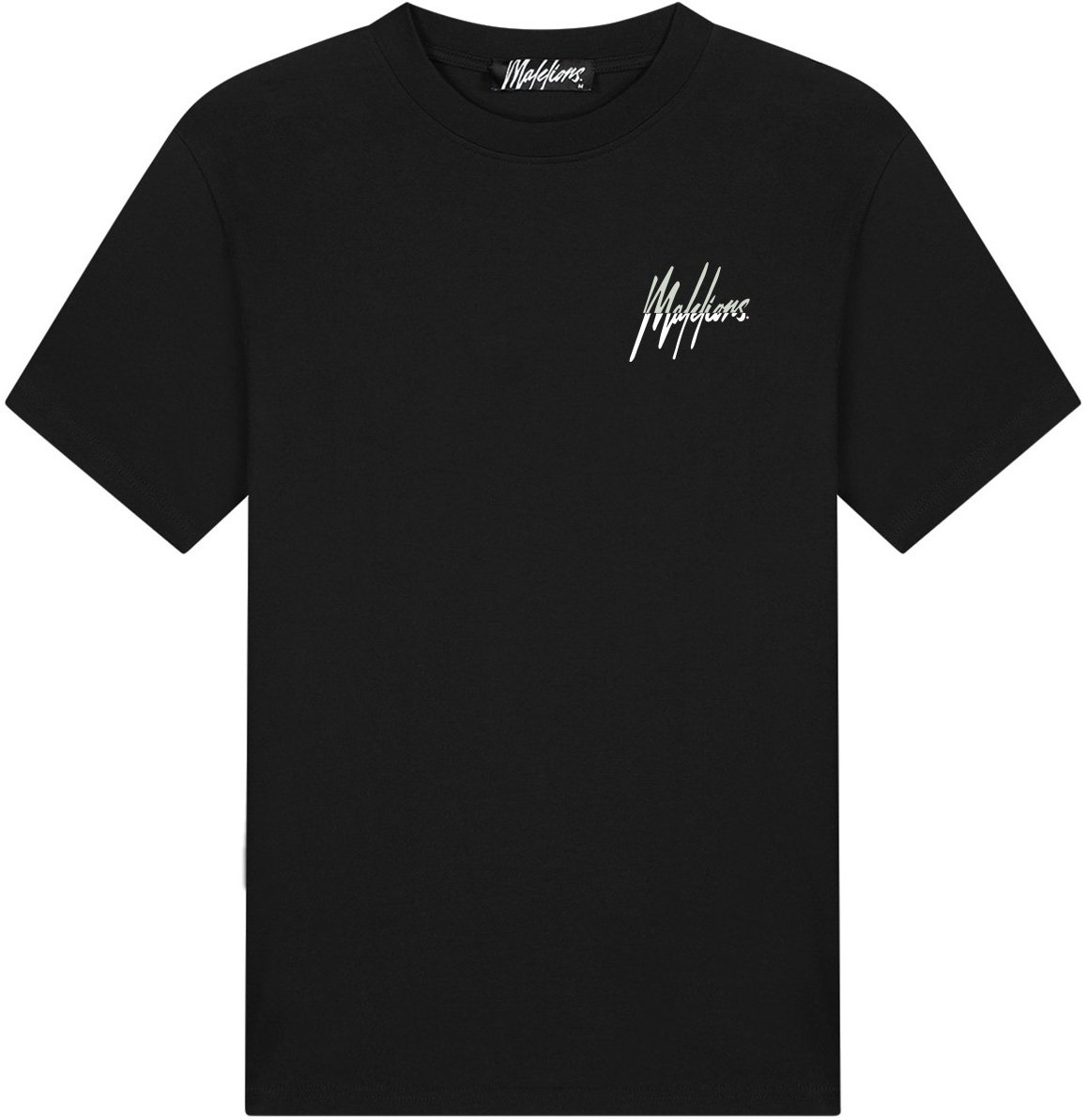 Malelions Men Split T-Shirt Zwart