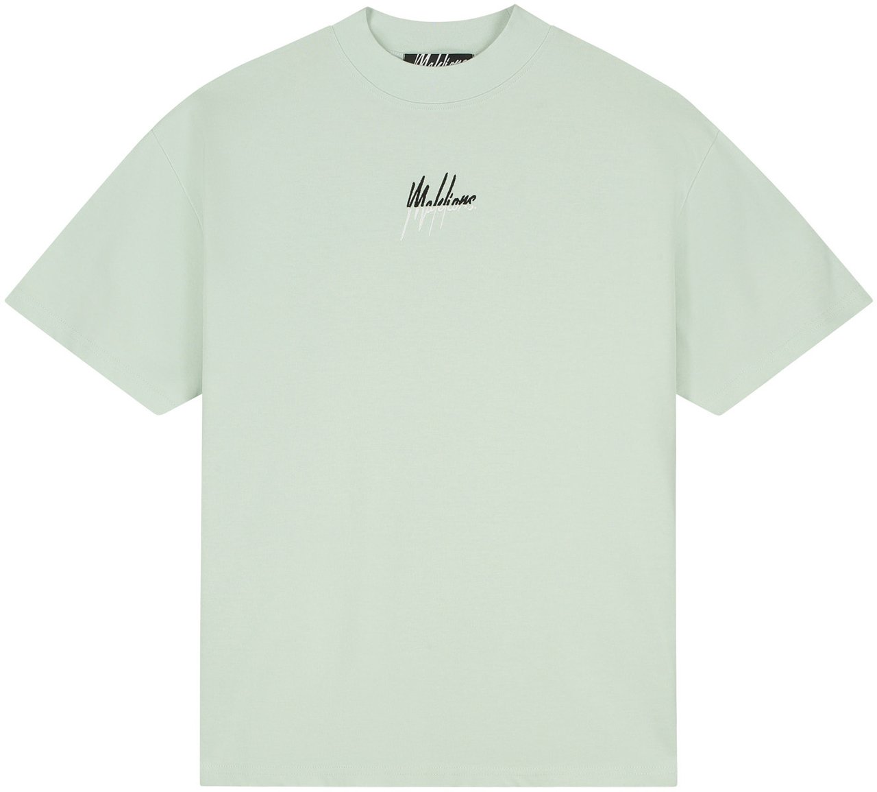 Malelions Men Oversized Split T-Shirt Groen