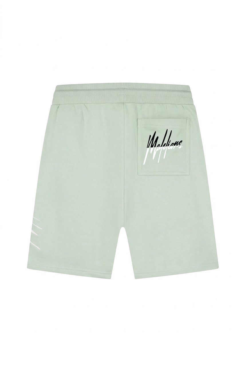 Malelions Malelions Men Split Shorts Groen