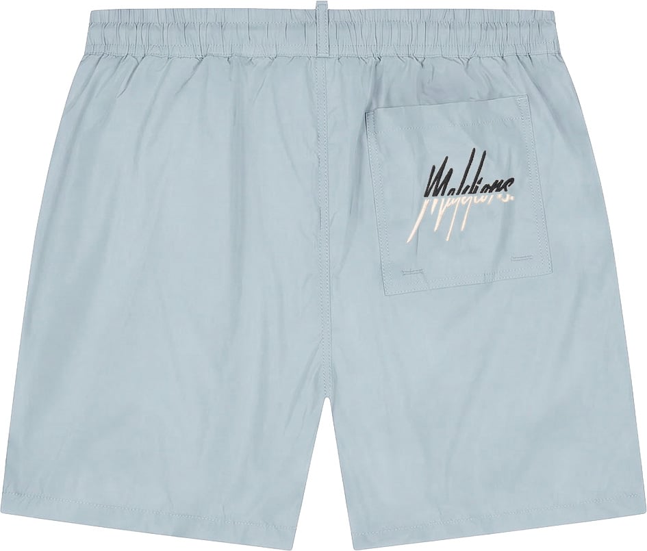 Malelions Malelions Men Split Swim Shorts Grijs