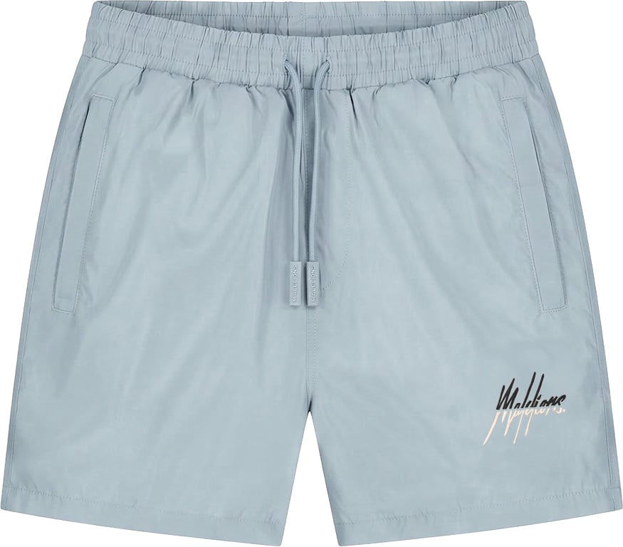 Malelions Malelions Men Split Swim Shorts Grijs