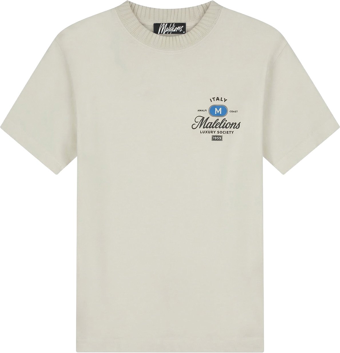 Malelions Men Luxury Stamp T-Shirt Wit