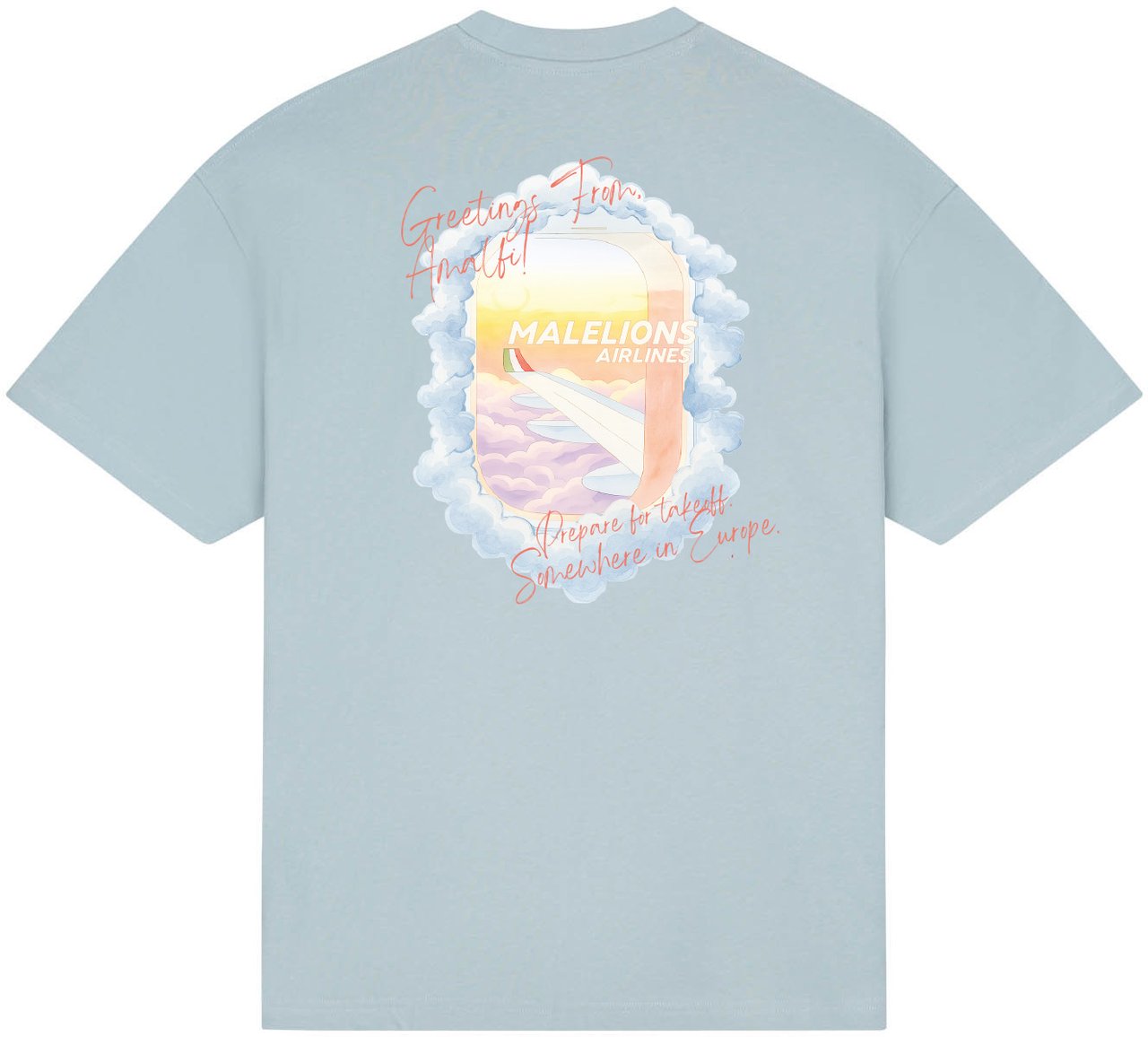 Malelions Men Daydream T-Shirt Grijs