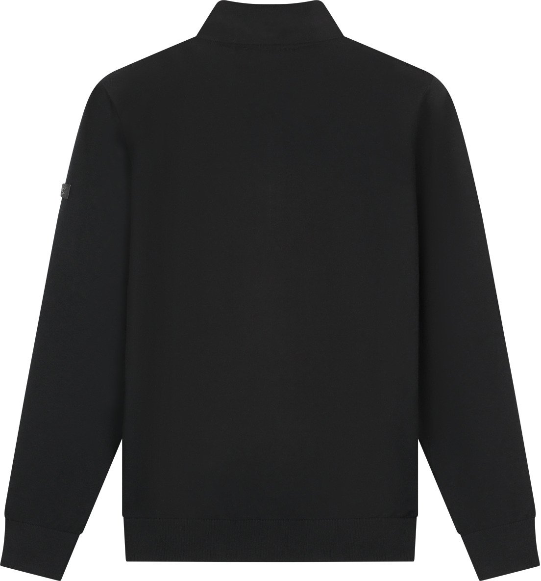 Malelions Malelions Men Knitted Longsleeve Zip Polo Zwart