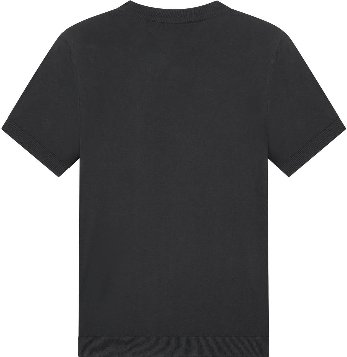 Malelions Malelions Men Knitted T-Shirt Zwart