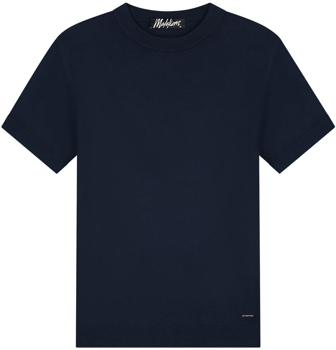 Malelions Malelions Men Knitted T-Shirt Blauw