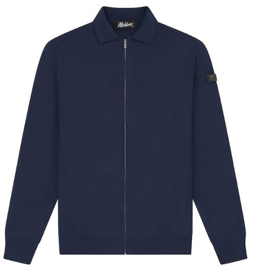 Malelions Malelions Men Knitted Zip Cardigan Blauw