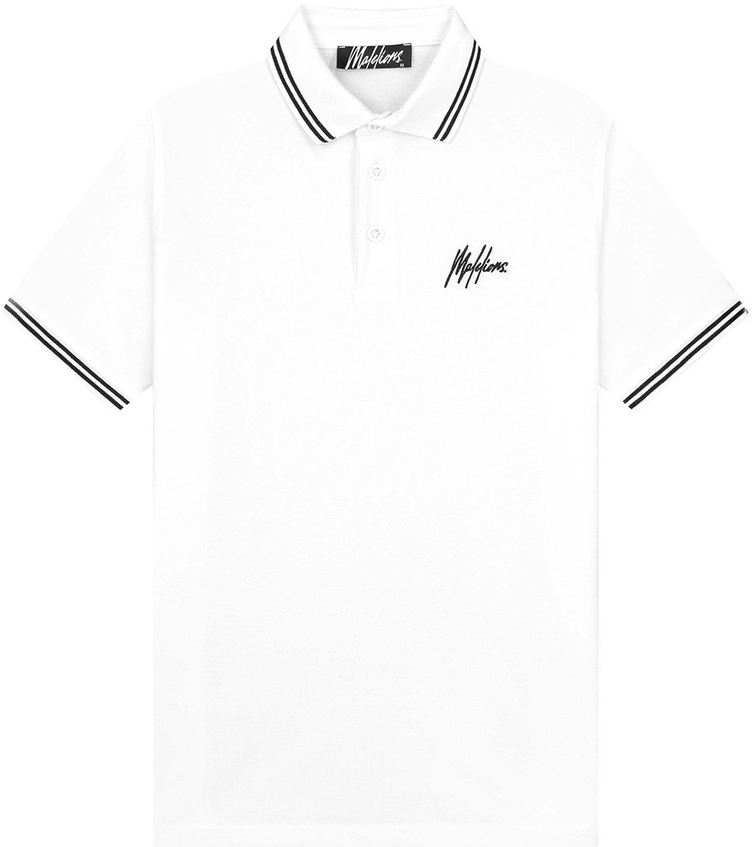 Malelions Men Formal Polo Wit