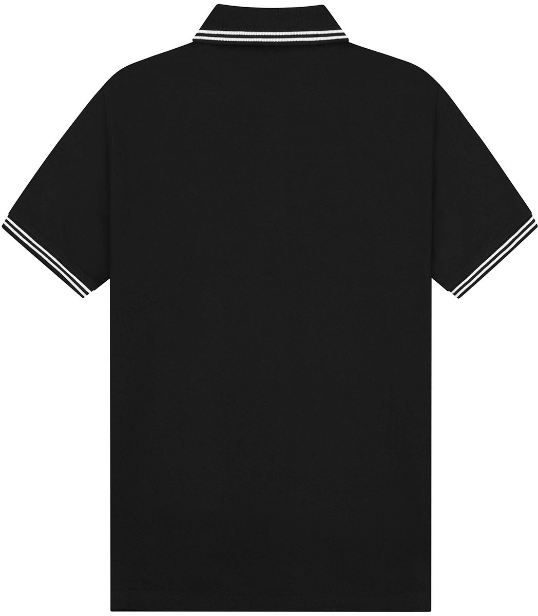 Malelions Men Formal Polo Zwart