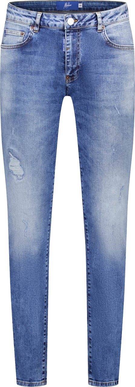 Malelions Malelions Men Tapered Jeans Blauw