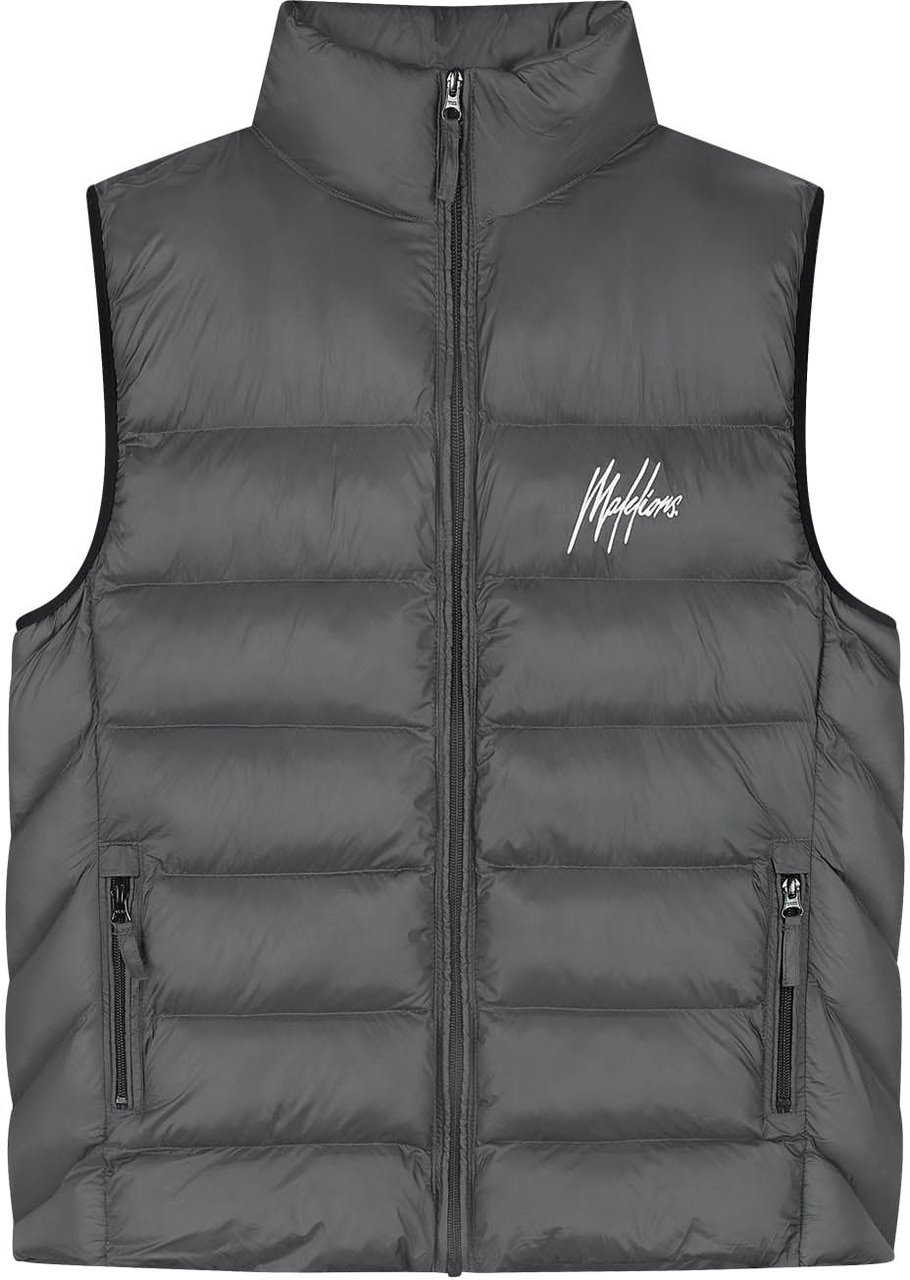 Malelions Malelions Sport Counter Bodywarmer Grijs