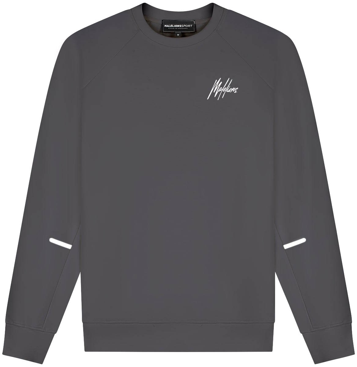 Malelions Malelions Sport Counter Sweater Grijs