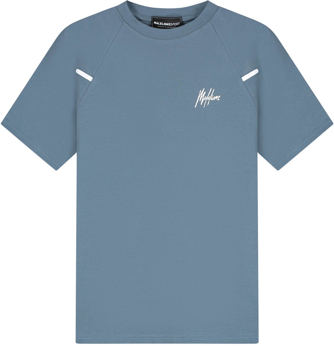 Malelions Malelions Sport Counter T-Shirt Grijs