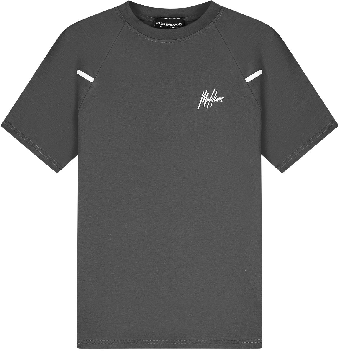 Malelions Malelions Sport Counter T-Shirt Grijs