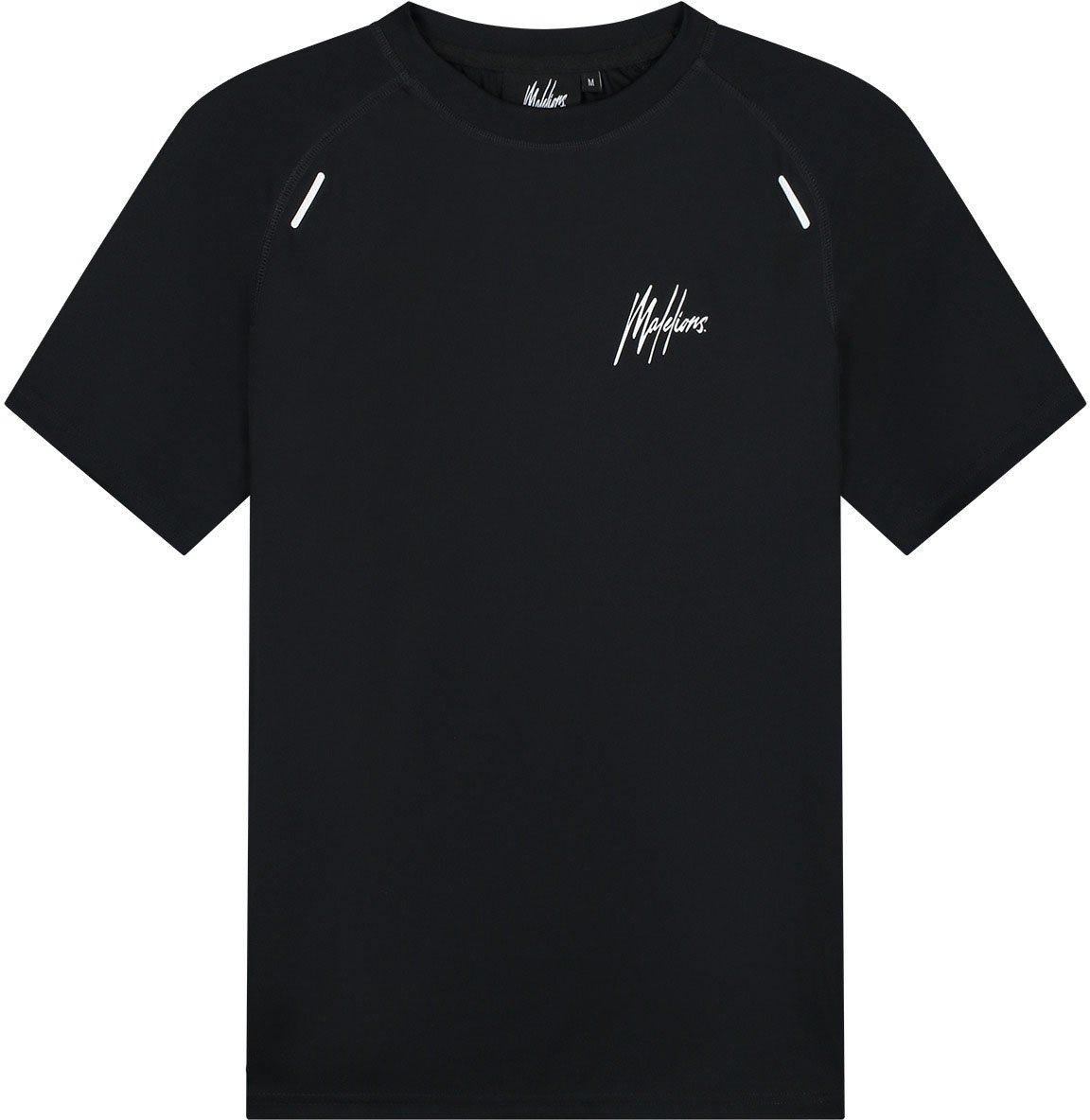 Malelions Malelions Sport Padel Pique T-Shirt Zwart