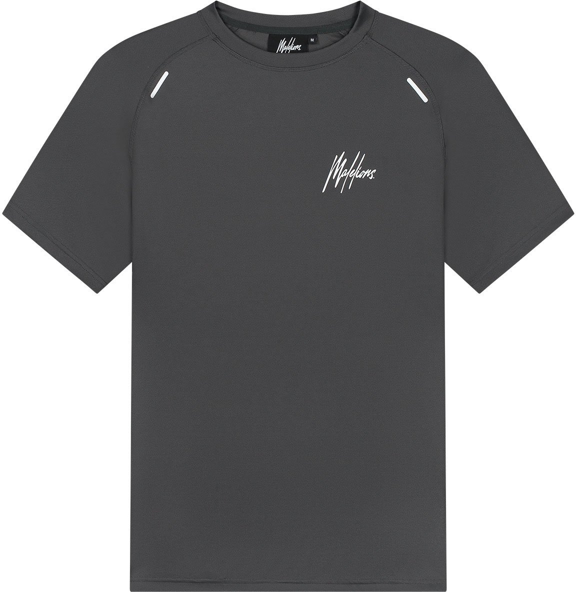Malelions Malelions Sport Padel Pique T-Shirt Grijs