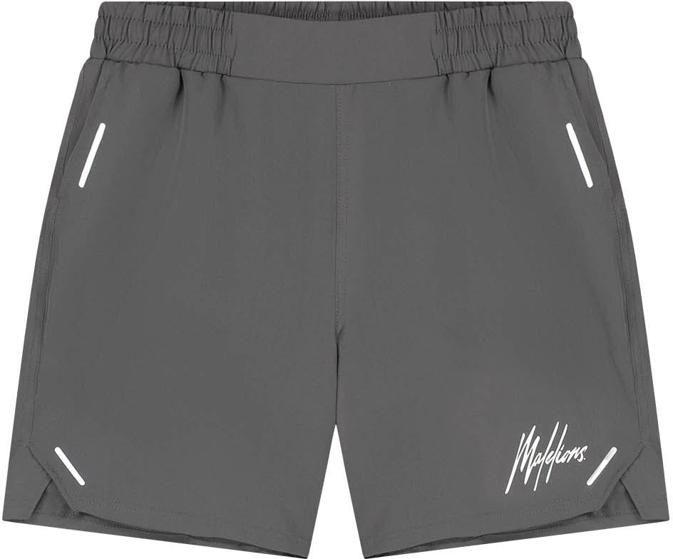 Malelions Malelions Sport Padel Pique Shorts Grijs
