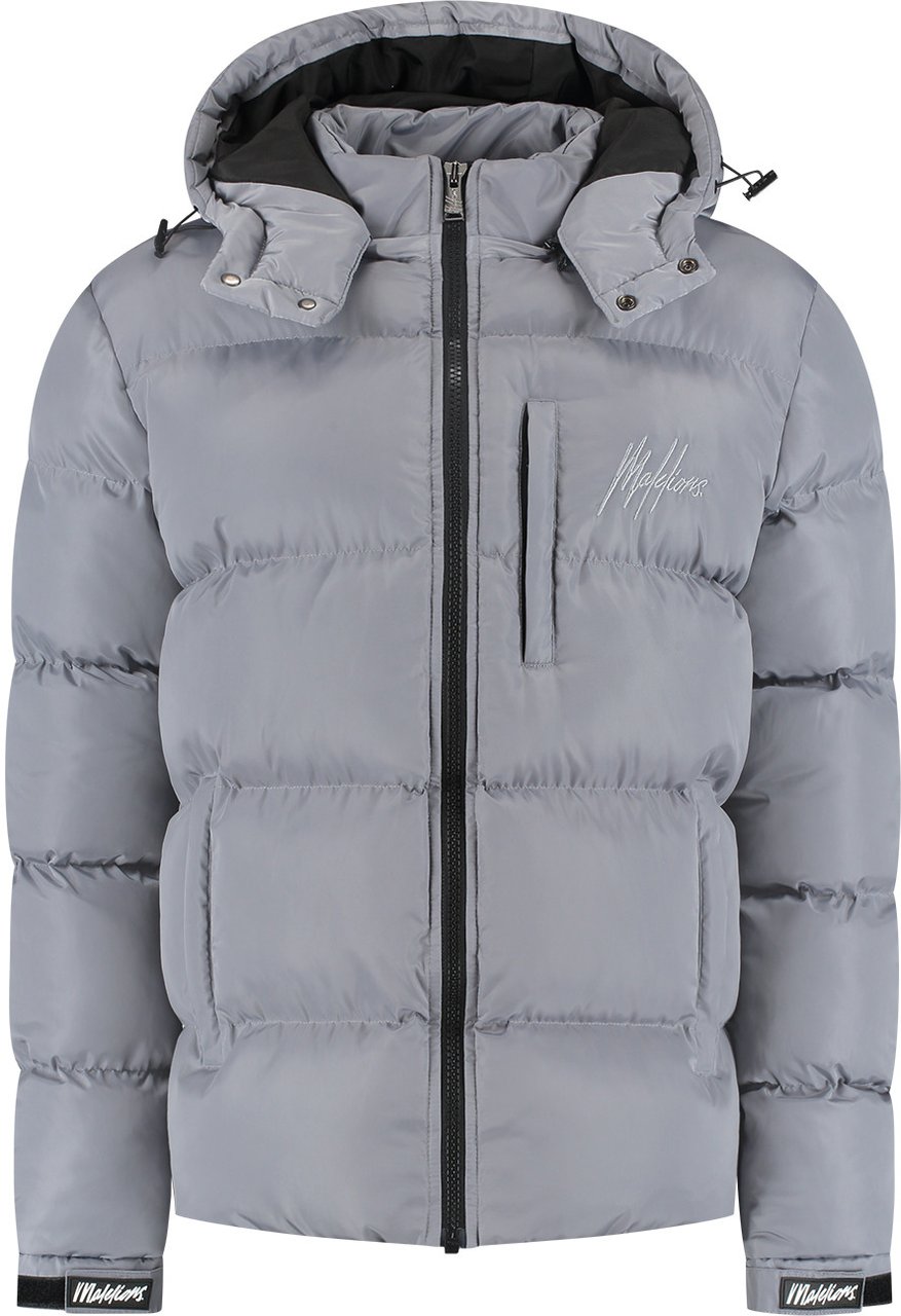 Malelions Sport Astro Puffer Jacket Grijs