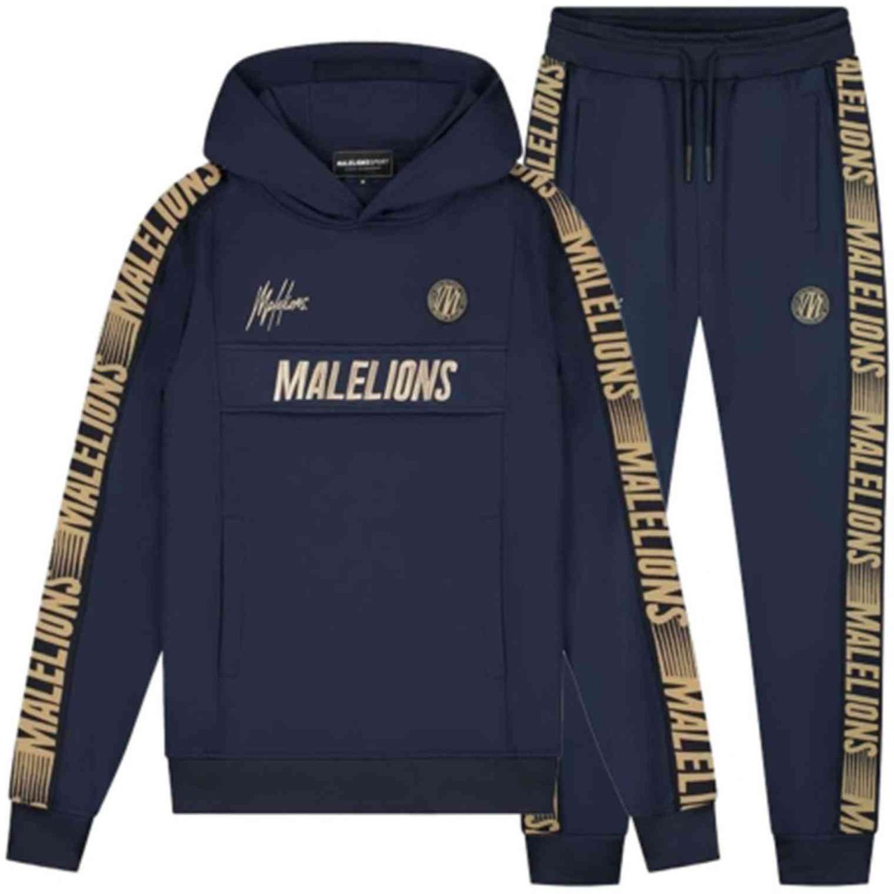 Malelions Malelions Sport Warming Up Tracksuit Blauw