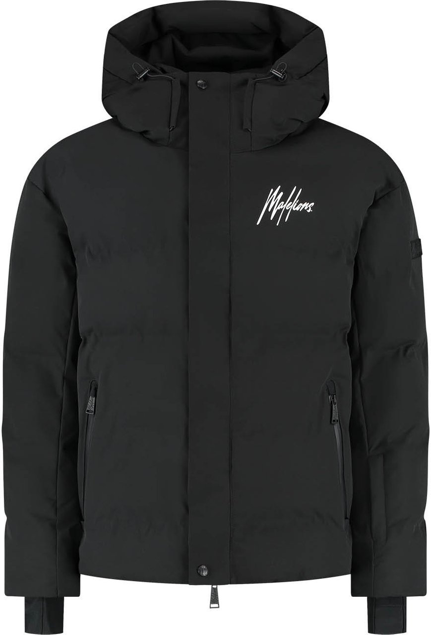 Malelions Malelions Men Ski Downhill Puffer Jacket Zwart