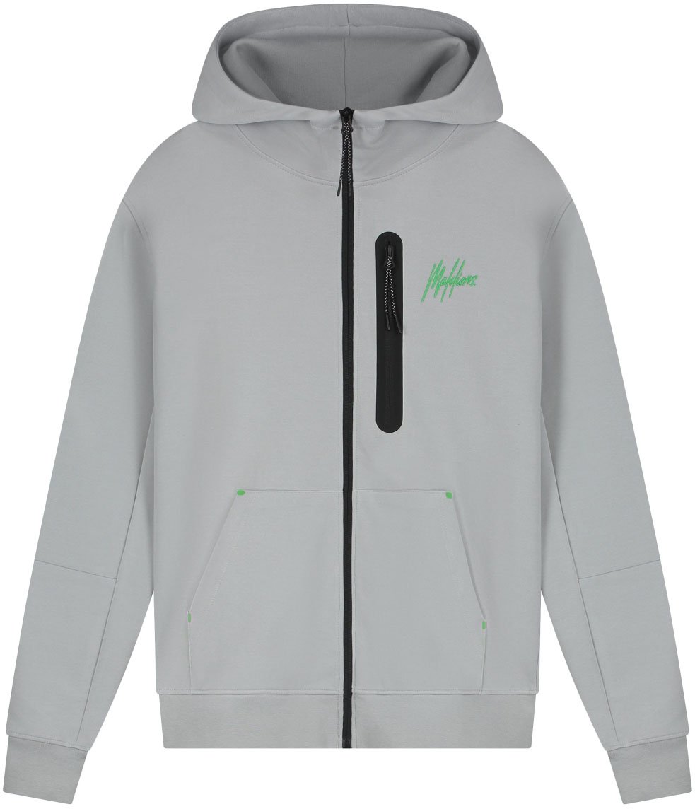 Malelions Malelions Sport Counter Hooded Vest Grijs