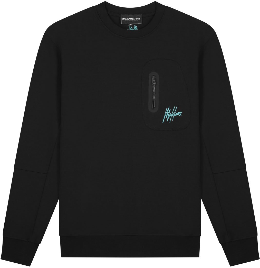 Malelions Malelions Sport Counter Sweater Zwart