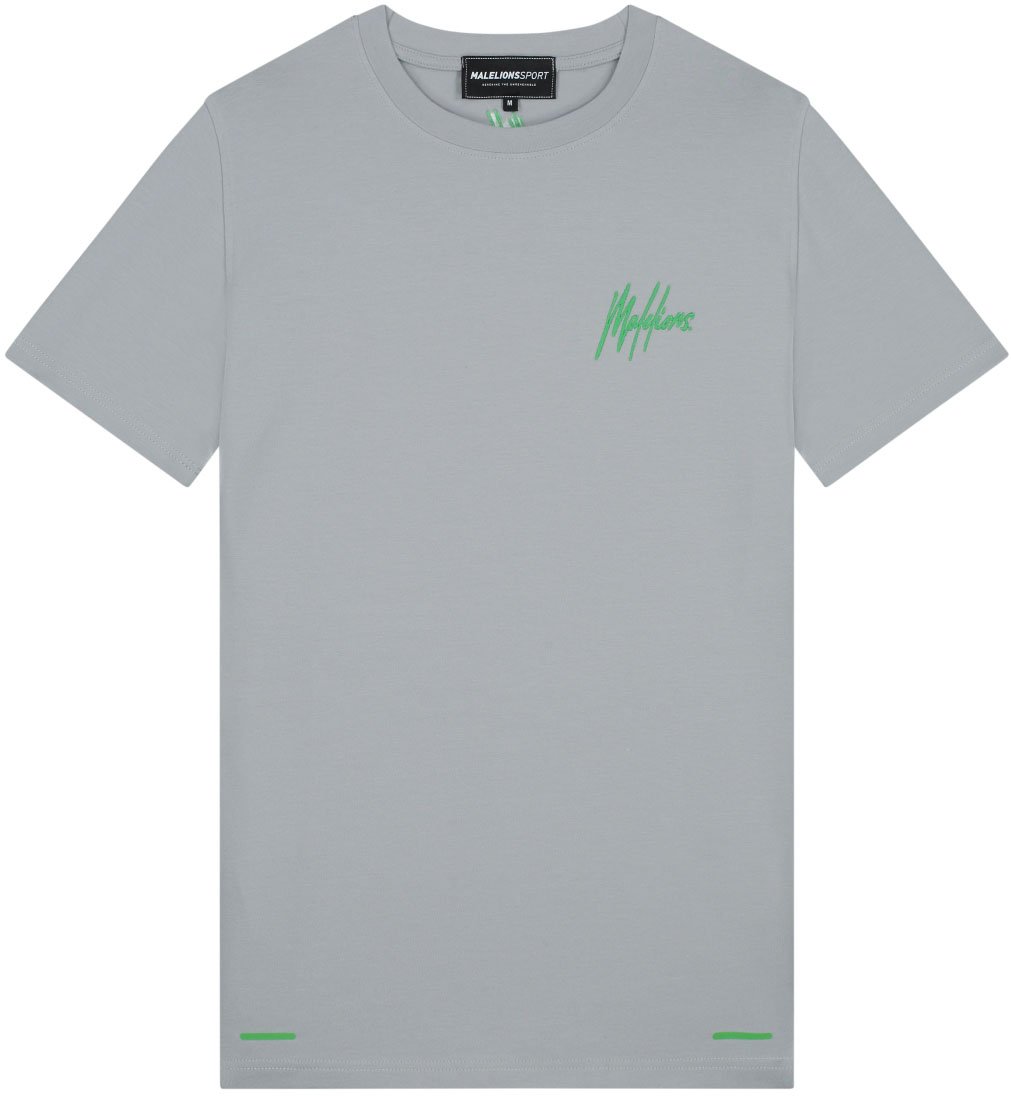 Malelions Malelions Sport Counter T-Shirt Grijs