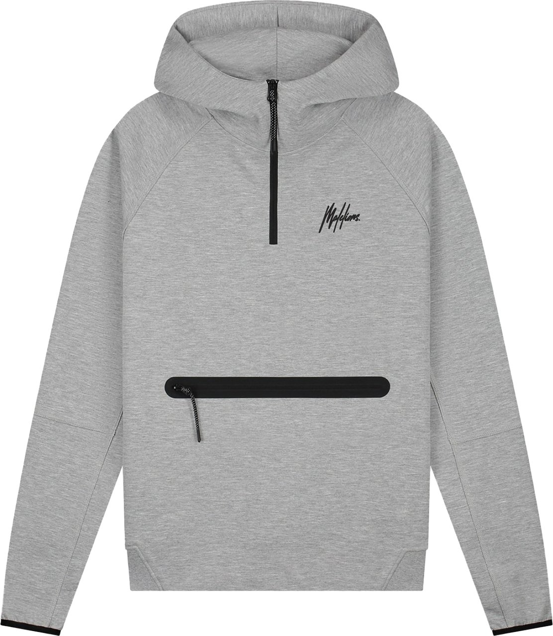Malelions Malelions Sport Counter Half Zip Hoodie 2.0 Grijs