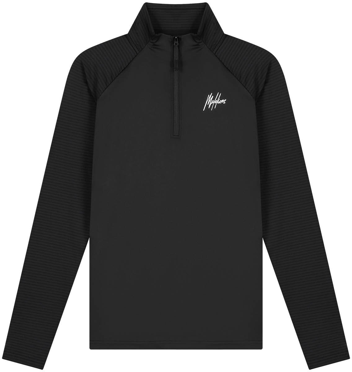 Malelions Malelions Sport Ace Quarter Zip Zwart