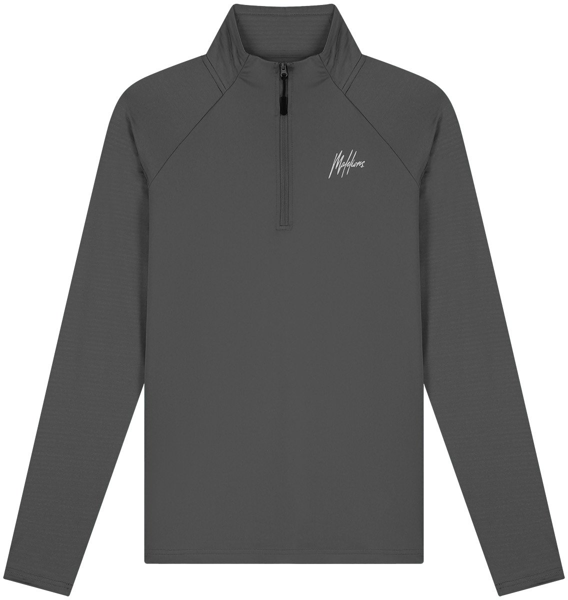 Malelions Malelions Sport Ace Quarter Zip Grijs