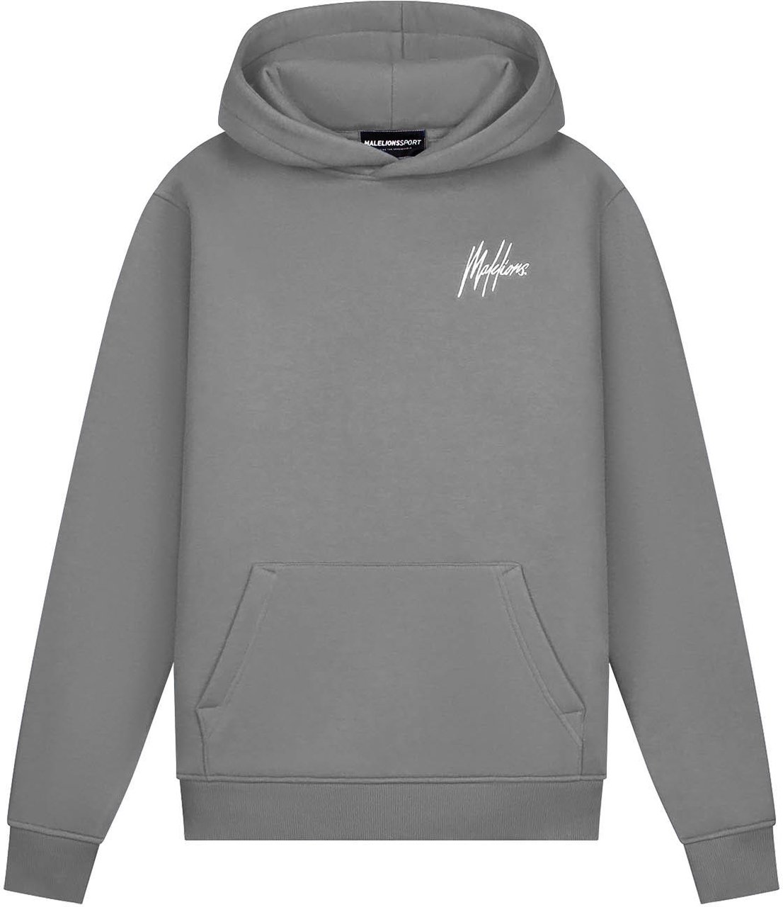 Malelions Malelions Sport Logo Hoodie Grijs