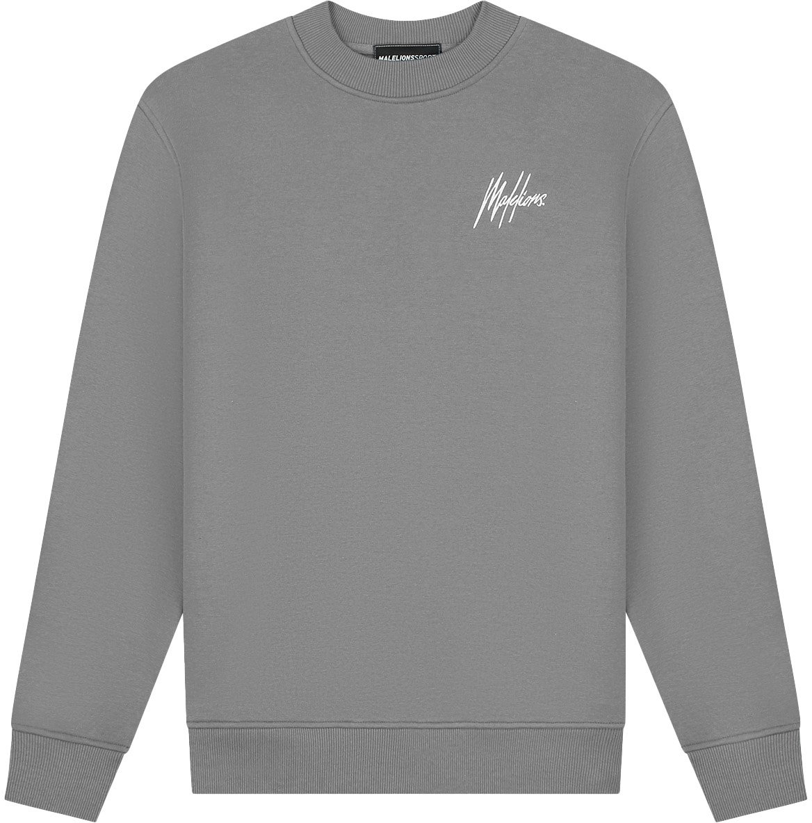Malelions Malelions Sport Logo Sweater Grijs