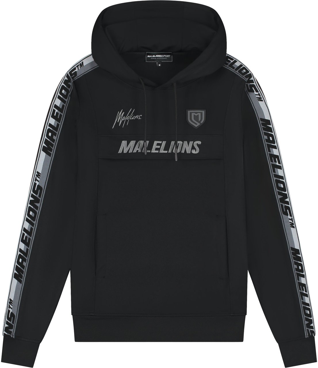 Malelions Malelions Sport Warming Up Hoodie Zwart