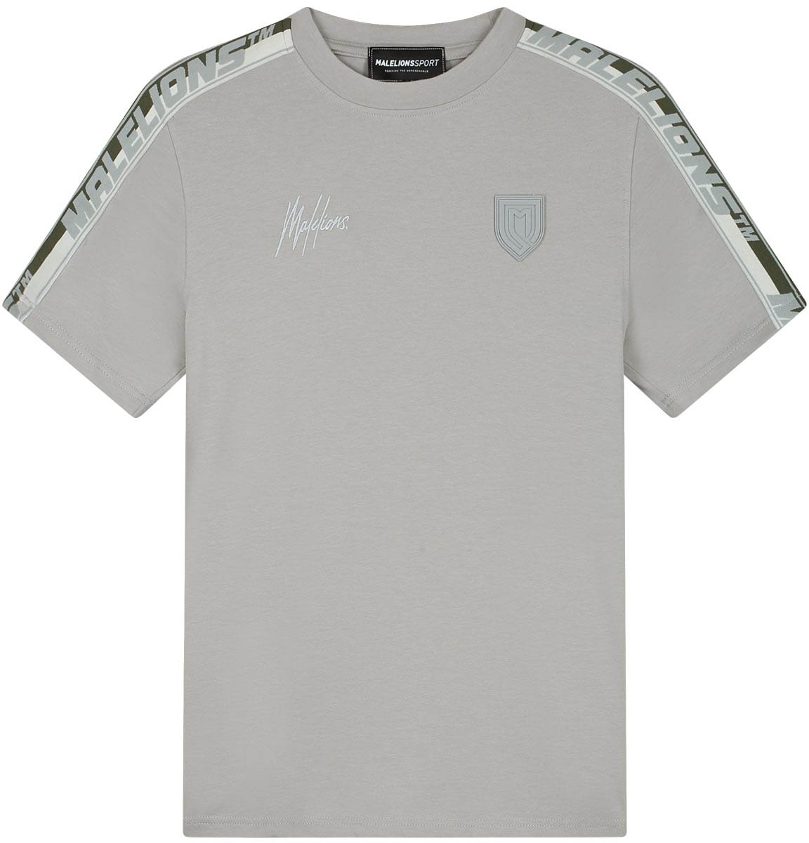 Malelions Malelions Sport Warming Up T-Shirt Grijs