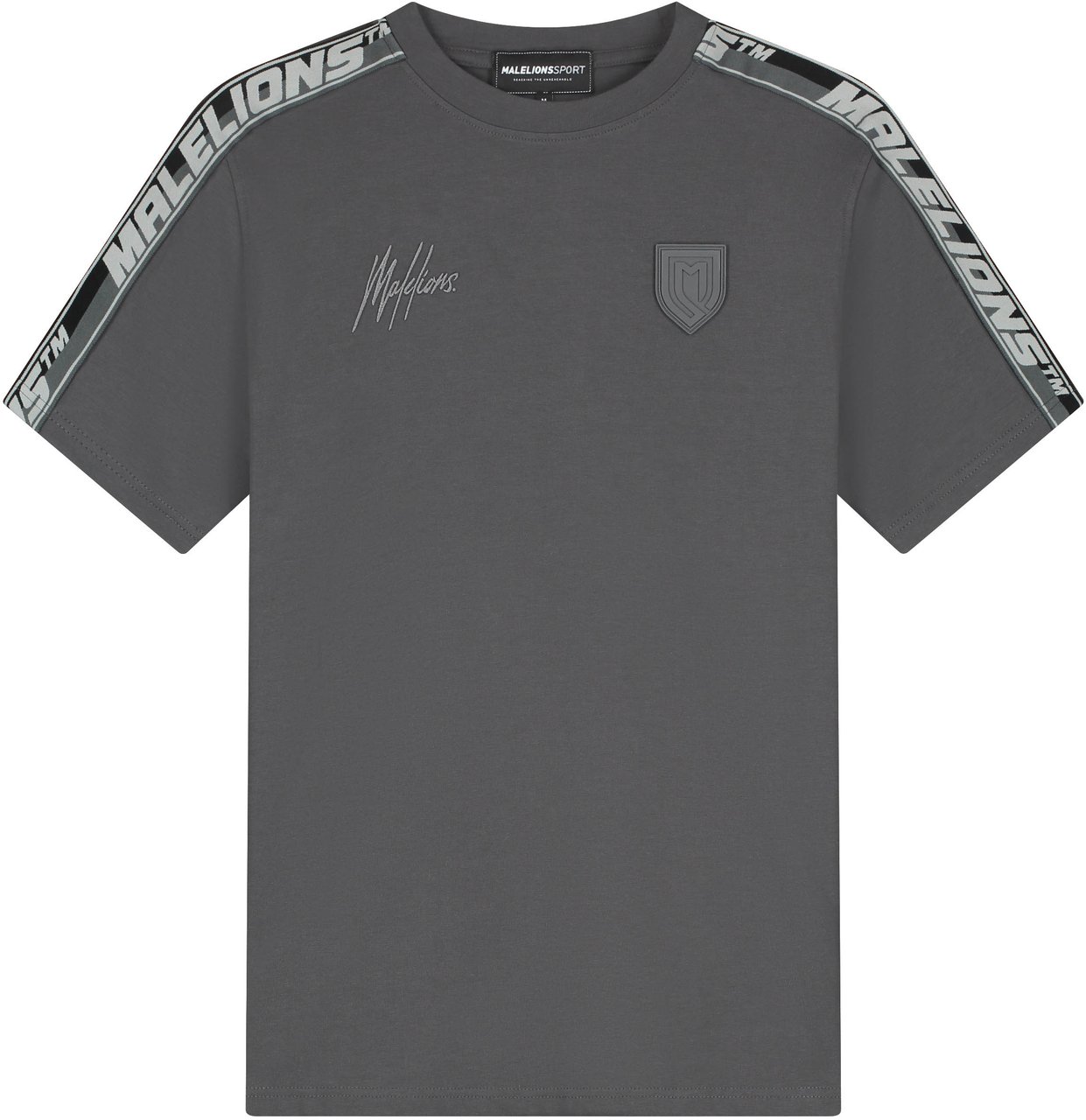 Malelions Malelions Sport Warming Up T-Shirt Grijs