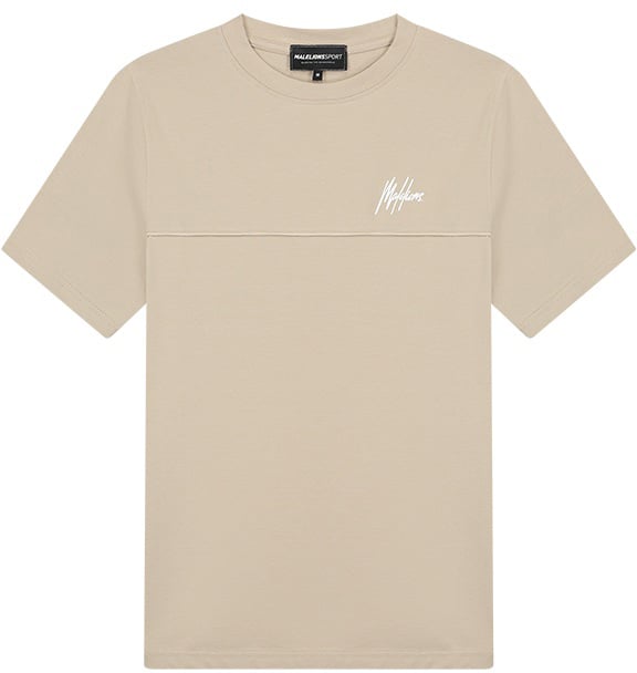 Malelions Malelions Sport Counter T-Shirt Taupe