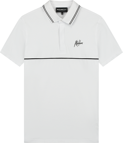 Malelions Malelions Sport Counter Polo Wit
