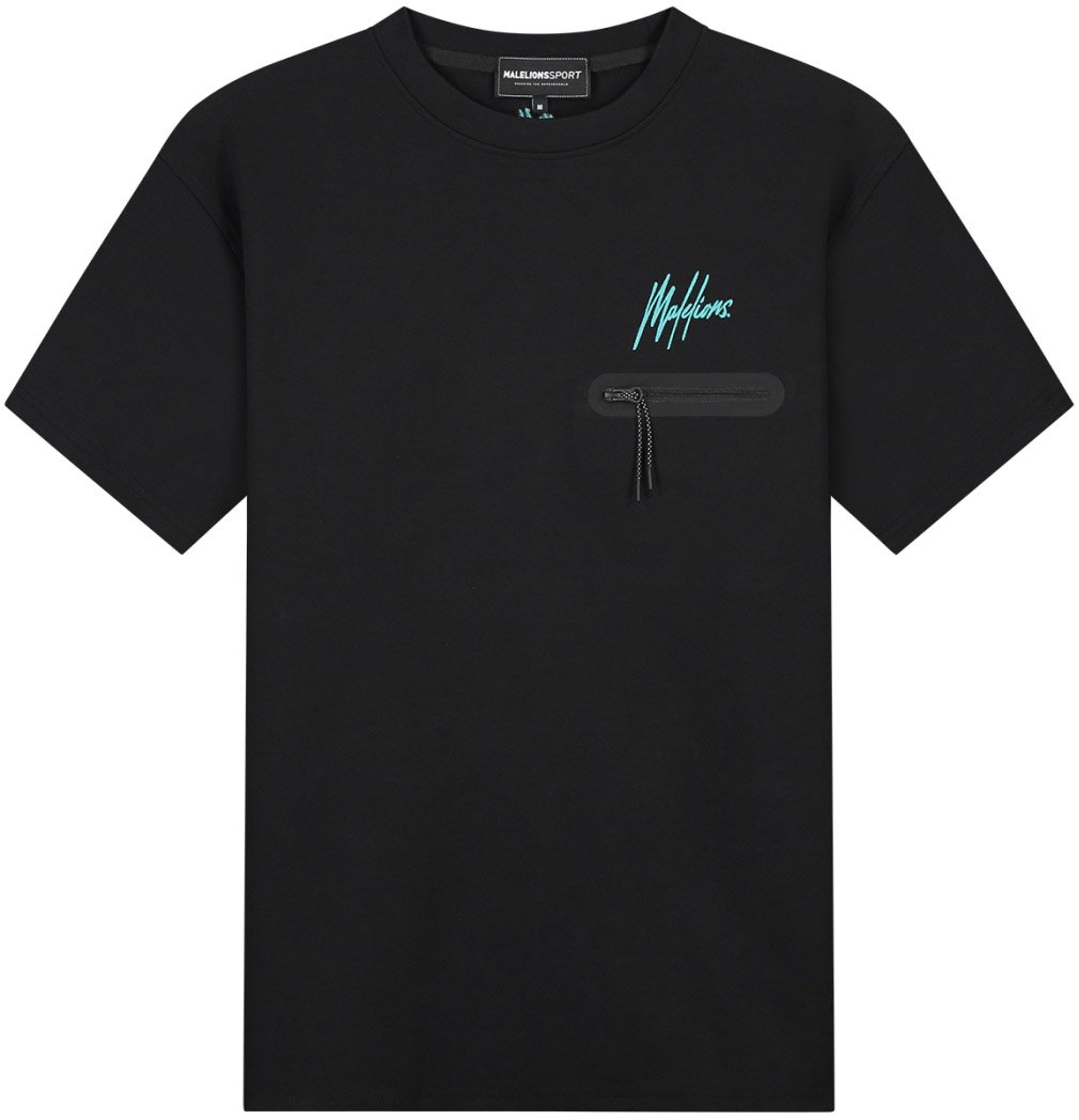 Malelions Malelions Sport Oversized Counter T-Shirt Zwart