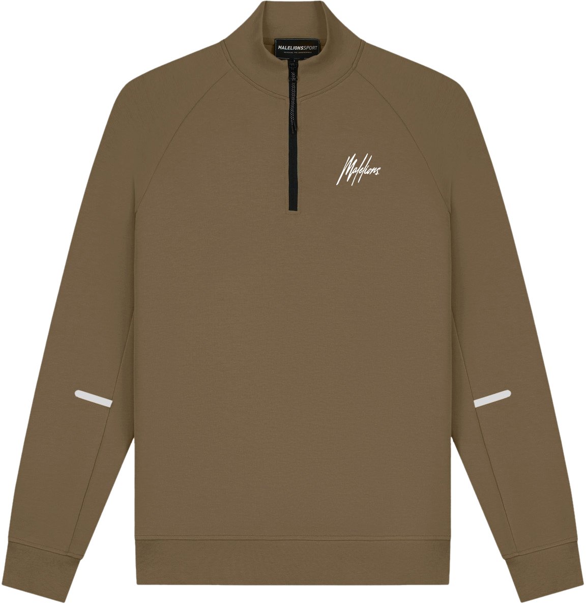 Malelions Malelions Sport Counter Half Zip Sweater Groen